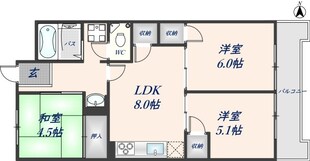 板倉第二ビルの物件間取画像